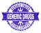 Grunge Textured GENERIC DRUGS Stamp Seal with Ribbon