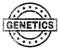 Grunge Textured GENETICS Stamp Seal