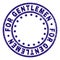 Grunge Textured FOR GENTLEMEN Round Stamp Seal