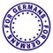 Grunge Textured FOR GERMANS Round Stamp Seal