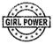 Grunge Textured GIRL POWER Stamp Seal