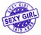 Grunge Textured GIRL Stamp Seal