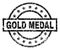 Grunge Textured GOLD MEDAL Stamp Seal