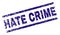 Grunge Textured HATE CRIME Stamp Seal