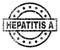 Grunge Textured HEPATITIS A Stamp Seal