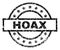 Grunge Textured HOAX Stamp Seal