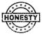 Grunge Textured HONESTY Stamp Seal