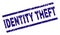 Grunge Textured IDENTITY THEFT Stamp Seal