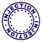 Grunge Textured INJECTION Round Stamp Seal