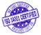 Grunge Textured ISO 14001 CERTIFIED Stamp Seal