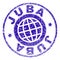 Grunge Textured JUBA Stamp Seal