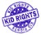 Grunge Textured KID RIGHTS Stamp Seal