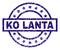 Grunge Textured KO LANTA Stamp Seal