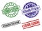 Grunge Textured KOSHER CUISINE Seal Stamps