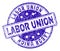 Grunge Textured LABOR UNION Stamp Seal