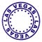 Grunge Textured LAS VEGAS Round Stamp Seal