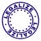 Grunge Textured LEGALIZE Round Stamp Seal