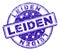 Grunge Textured LEIDEN Stamp Seal