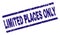 Grunge Textured LIMITED PLACES ONLY Stamp Seal