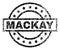 Grunge Textured MACKAY Stamp Seal