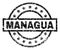 Grunge Textured MANAGUA Stamp Seal