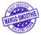 Grunge Textured MANGO SMOOTHIE Stamp Seal