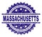 Grunge Textured MASSACHUSETTS Stamp Seal