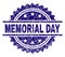 Grunge Textured MEMORIAL DAY Stamp Seal