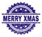 Grunge Textured MERRY XMAS Stamp Seal