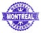 Grunge Textured MONTREAL Stamp Seal with Ribbon