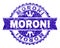 Grunge Textured MORONI Stamp Seal with Ribbon