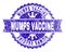 Grunge Textured MUMPS VACCINE Stamp Seal with Ribbon