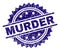 Grunge Textured MURDER Stamp Seal