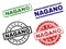 Grunge Textured NAGANO Seal Stamps
