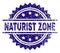 Grunge Textured NATURIST ZONE Stamp Seal