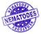 Grunge Textured NEMATODES Stamp Seal