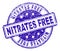 Grunge Textured NITRATES FREE Stamp Seal