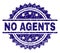 Grunge Textured NO AGENTS Stamp Seal