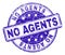 Grunge Textured NO AGENTS Stamp Seal