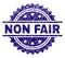 Grunge Textured NON FAIR Stamp Seal