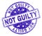 Grunge Textured NOT GUILTY Stamp Seal