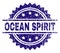 Grunge Textured OCEAN SPIRIT Stamp Seal