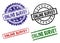 Grunge Textured ONLINE SURVEY Stamp Seals