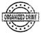 Grunge Textured ORGANIZED CRIME Stamp Seal