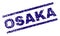 Grunge Textured OSAKA Stamp Seal