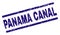 Grunge Textured PANAMA CANAL Stamp Seal