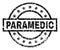 Grunge Textured PARAMEDIC Stamp Seal