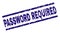 Grunge Textured PASSWORD REQUIRED Stamp Seal