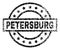 Grunge Textured PETERSBURG Stamp Seal