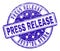 Grunge Textured PRESS RELEASE Stamp Seal